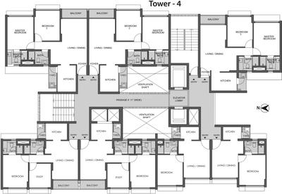 Project Image of 633.35 - 739.59 Sq.ft 2 BHK Apartment for buy in Tata Rio De Goa