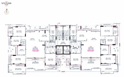 Project Image of 918.59 - 1595.1 Sq.ft 3 BHK Apartment for buy in Maruti Shyam One
