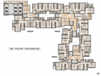 Project Image of 672 Sq.ft 2 BHK Apartment / Flat for sale in Kandivali West for Rs. 11100000