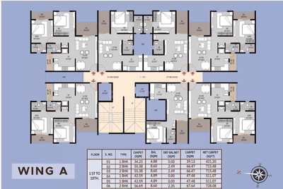 Project Image of 421.2 - 728.08 Sq.ft 1 BHK Apartment for buy in Dreams Asmita