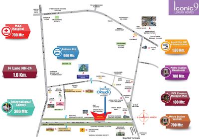 Project Image of 957 Sq.ft 2 BHK Apartment / Flat for sale in Indirapuram for Rs. 10900000