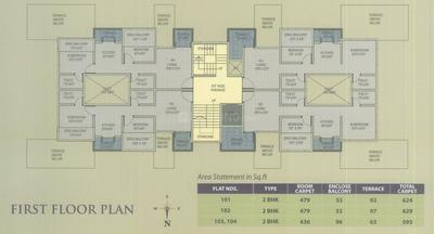 Project Image of 0.0 - 429.0 Sq.ft 2 BHK Apartment for buy in Krushnarang Skylight