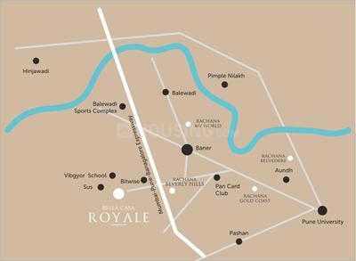 Project Image of 683.4 - 959.28 Sq.ft 2 BHK Apartment for buy in Rachana Bella Casa Royale Tower A