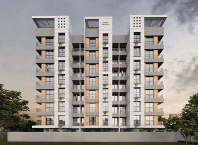 Project Image of 610.96 - 876.51 Sq.ft 1 BHK Apartment for buy in Runaa Saukhyam