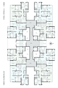 Project Image of 978.0 - 1572.0 Sq.ft 2 BHK Apartment for buy in Shree Nagari 1