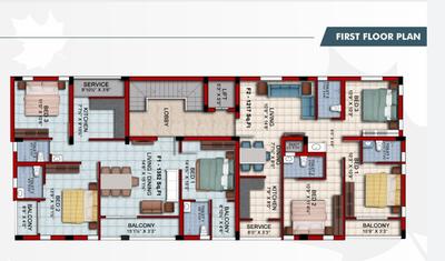 Project Image of 814.0 - 1367.0 Sq.ft 2 BHK Apartment for buy in SP Nakshathra