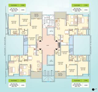 Project Image of 738.94 - 896.96 Sq.ft 2 BHK Apartment for buy in TCG Gardenia Ph III Building E