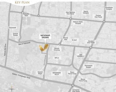 Project Image of 780.0 - 975.0 Sq.ft 2 BHK Apartment for buy in Nathdwar Dreams