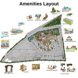 Project Image of 386.21 - 560.05 Sq.ft 1 BHK Apartment for buy in RDP Raunak Fortuna