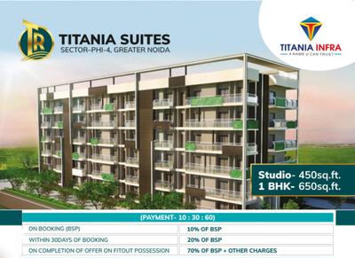 Project Image of 450.0 - 650.0 Sq.ft Studio Studio Apartment for buy in Titania Suites