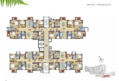 Project Image of 1290 Sq.ft 3 BHK Apartment / Flat for sale in Harlur for Rs. 21600000