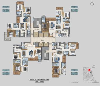 Project Image of 1794.0 - 5143.0 Sq.ft 2.5 BHK Apartment for buy in Sattva Aangane