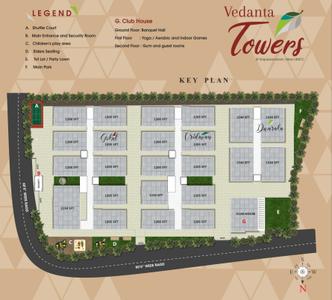 Project Image of 1150.0 - 2190.0 Sq.ft 2 BHK Apartment for buy in Vedanta Towers