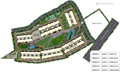 Project Image of 1025.0 - 1260.0 Sq.ft 2 BHK Apartment for buy in Mantri Serenity