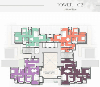 Project Image of 1650 Sq.ft 3 BHK Apartment / Flat for sale in Chansandra for Rs. 29000000
