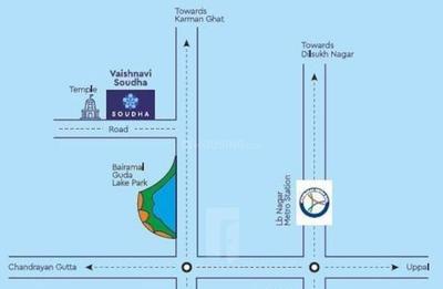 Project Image of 0.0 - 1850.0 Sq.ft 3 BHK Apartment for buy in Vaishnavi Soudha
