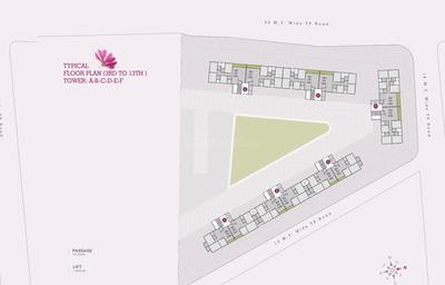 Project Image of 1260.0 - 1805.0 Sq.ft 3 BHK Apartment for buy in Shree Siddheshwar Hollyhock