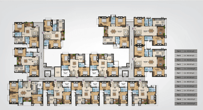 Project Image of 957.0 - 1615.0 Sq.ft 2 BHK Apartment for buy in Sristi Millennium