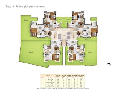 Project Image of 680.0 - 2020.0 Sq.ft 2 BHK Apartment for buy in Merlin The One