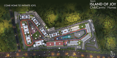 Project Image of 596.54 - 1488.86 Sq.ft 1 BHK Apartment for buy in Gera Island Of Joy Project B
