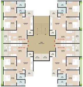 Project Image of 1485.0 - 1575.0 Sq.ft 2 BHK Apartment for buy in Shree Krishna Bansari Platinum