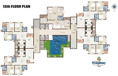 Project Image of 1104.0 - 1345.0 Sq.ft 2 BHK Apartment for buy in Confident Symphony