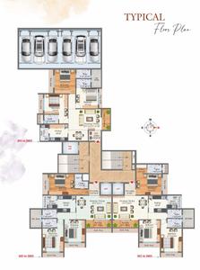 Project Image of 1998.0 - 2106.0 Sq.ft 3 BHK Apartment for buy in Shree Ram Skyline