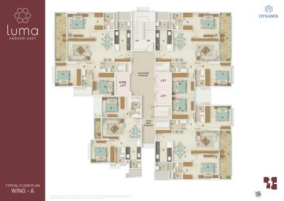 Project Image of 623.67 - 1121.5 Sq.ft 2 BHK Apartment for buy in Dynamix Luma