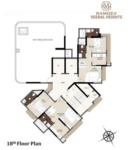 Project Image of 380.93 - 673.93 Sq.ft 1 BHK Apartment for buy in Ramdev Veeral Heights