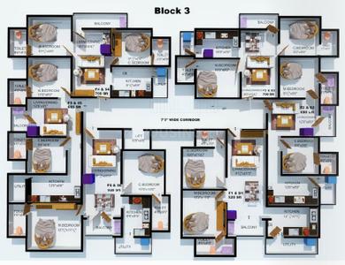 Project Image of 685.0 - 1240.0 Sq.ft 2 BHK Apartment for buy in The Nest Ippo