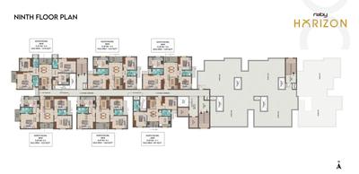 Project Image of 933.0 - 1378.0 Sq.ft 2 BHK Apartment for buy in Ruby Horizon