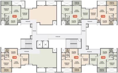 Project Image of 342.62 - 638.0 Sq.ft 1 BHK Apartment for buy in Rohan Ananta Phase I