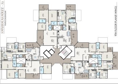 Project Image of 958.0 - 1172.0 Sq.ft 3 BHK Apartment for buy in Siddhivinayak S3 Lifestyle Building A To F