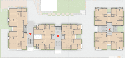 Project Image of 1945 Sq.ft 3 BHK Apartment / Flat for sale in Bopal for Rs. 8300000