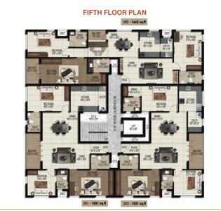 Project Image of 0.0 - 1531.0 Sq.ft 3 BHK Apartment for buy in Harmony Sumitra
