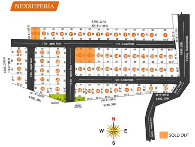 Project Image of 1200.0 - 2295.0 Sq.ft Residential Plot Plot for buy in Sri Nexsuperia