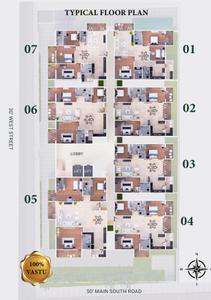 Project Image of 1912 Sq.ft 3 BHK Apartment / Flat for sale in Ramanashree California Gardens Layout for Rs. 17200000