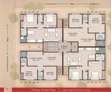 Project Image of 372.43 - 428.3 Sq.ft 2 BHK Apartment for buy in Shri Ram Kirtan