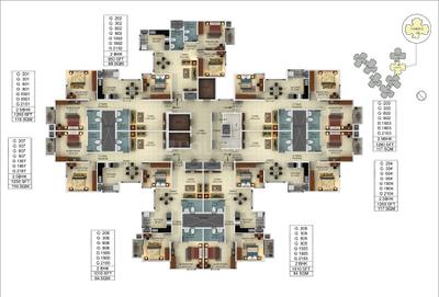 Project Image of 950.0 - 1740.0 Sq.ft 2 BHK Apartment for buy in Mantri Webcity