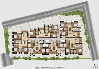 Project Image of 1013.0 - 1639.0 Sq.ft 2 BHK Apartment for buy in Lancor Corner Stone