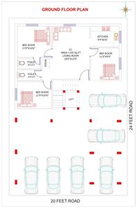 Project Image of 830.0 - 1275.0 Sq.ft 2 BHK Apartment for buy in GR Rose