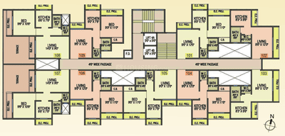 Project Image of 430.0 - 720.0 Sq.ft 1 RK Apartment for buy in AV Paramount Enclave