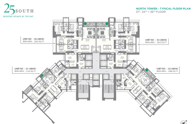 Project Image of 1464.22 - 7250.0 Sq.ft 3 BHK Apartment for buy in The 25 South 
