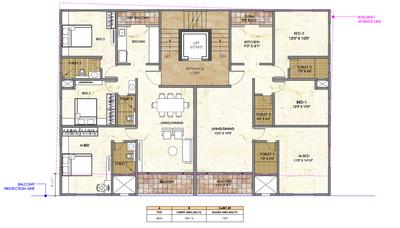 Project Image of 2037 Sq.ft 3 BHK Apartment / Flat for sale in Gokhalenagar for Rs. 27500000