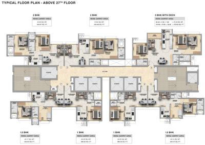 Project Image of 368.34 - 747.88 Sq.ft 1 BHK Apartment for buy in Runwal Avenue Wing M