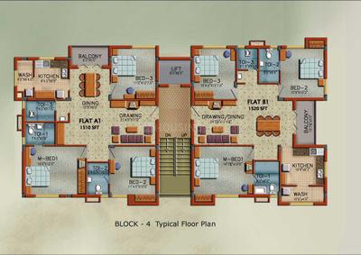 Project Image of 1230.0 - 1510.0 Sq.ft 2.5 BHK Apartment for buy in Rajparis Harmony