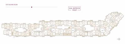Project Image of 365.11 - 463.28 Sq.ft 1 BHK Apartment for buy in S M Hitech Tulip