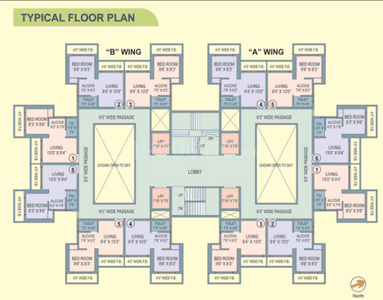 Project Image of 383.0 - 504.0 Sq.ft 1 BHK Apartment for buy in Ravi Gaurav Legend Wing A And B