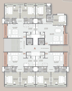 Project Image of 837.22 - 850.99 Sq.ft 2 BHK Apartment for buy in Param Skywalk