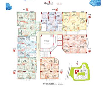 Project Image of 571.0 - 1836.0 Sq.ft 1 BHK Apartment for buy in Appaswamy Mapleton